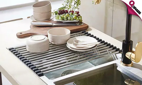 Roll-Up Steel Draining Rack!